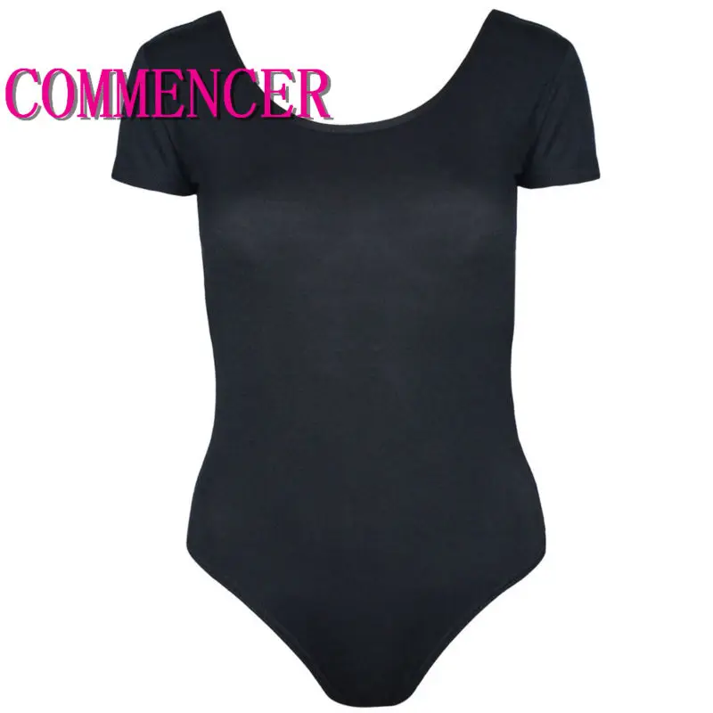 Thin Section Basic Adult Ballet Women Leotard Dance Ladies Short Sleeve Scoop Neck Stretch Gymnastics Bodysuit 0009 | Тематическая