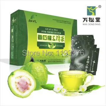 Chinese Famous Tea with Guava Fruit traditional medicine herbs powder for diabetes hypertension hyperlipidemia instant tea bag |