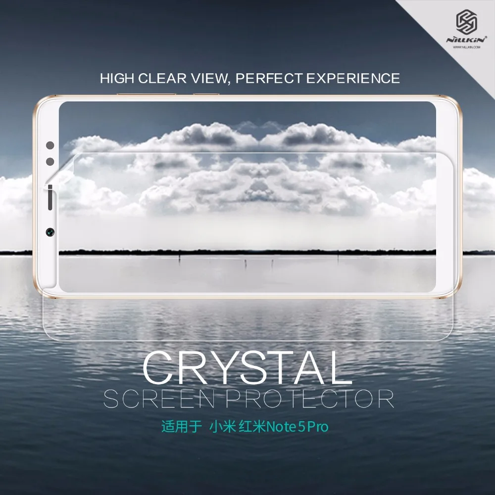 2 шт./лот xiaomi redmi note 5 pro prime защита экрана NILLKIN Супер прозрачная защитная пленка +