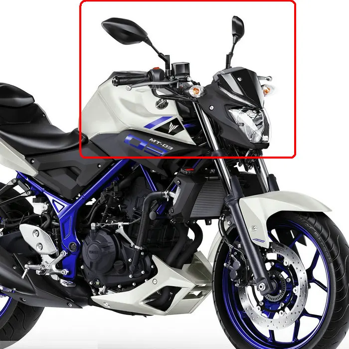 Мотоциклетные зеркала подходит Yamaha mt07 MT09 MT03 MT25 FJ09 FZ10 FZ7 FZ8 FZ9 зеркалом заднего вида зеркала зеркало заднего вида