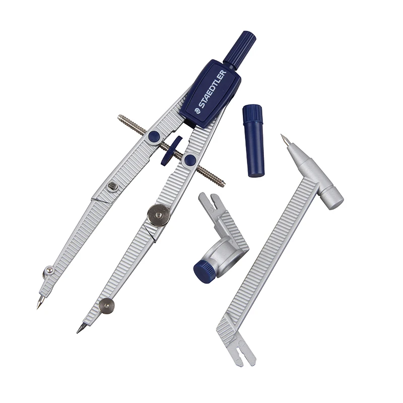 Staedtler 550 02 регулируемые компасы Чертежные Инструменты чертежные принадлежности Школьные и офисные канцелярские принадлежности