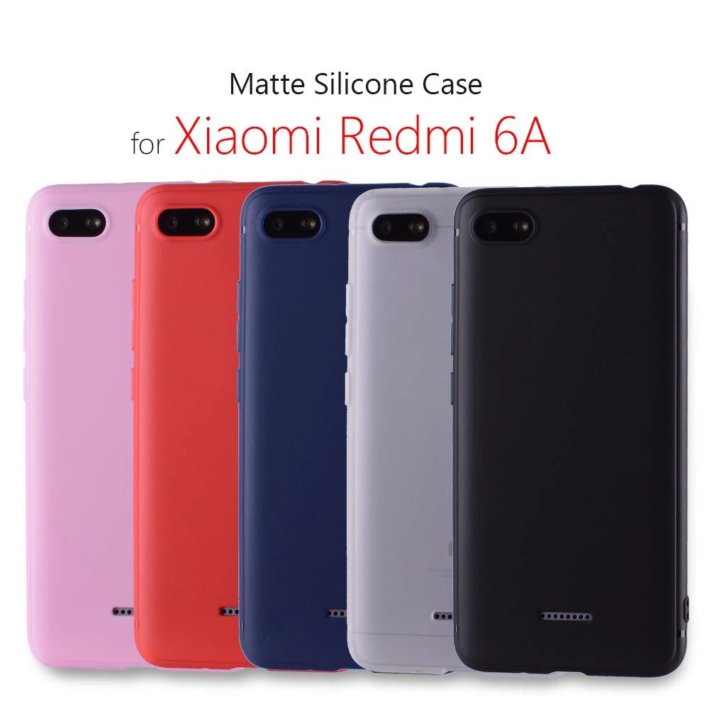 

For Xiaomi Redmi 6A Case Silicone Cover 5.45" TPU Case For Xiaomi Redmi 6a Coque Funda on Phone 16gb 32gb Global Version 360