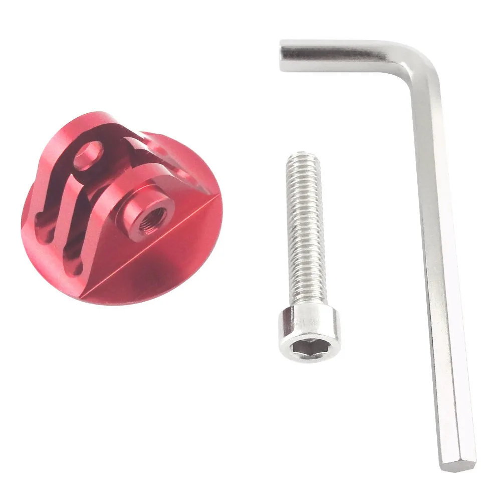 10 шт./лот красная Алюминиевая Подставка для горного велосипеда крепление