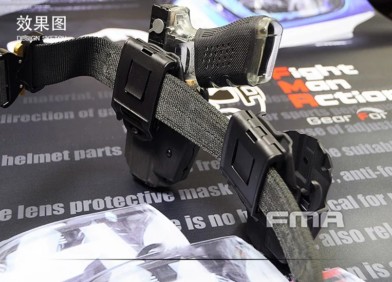 Новая тактическая Шестерня 579 Pro-Fit GLS средняя рама компактная горка мульти-Fit правая кобура черный/коричневый