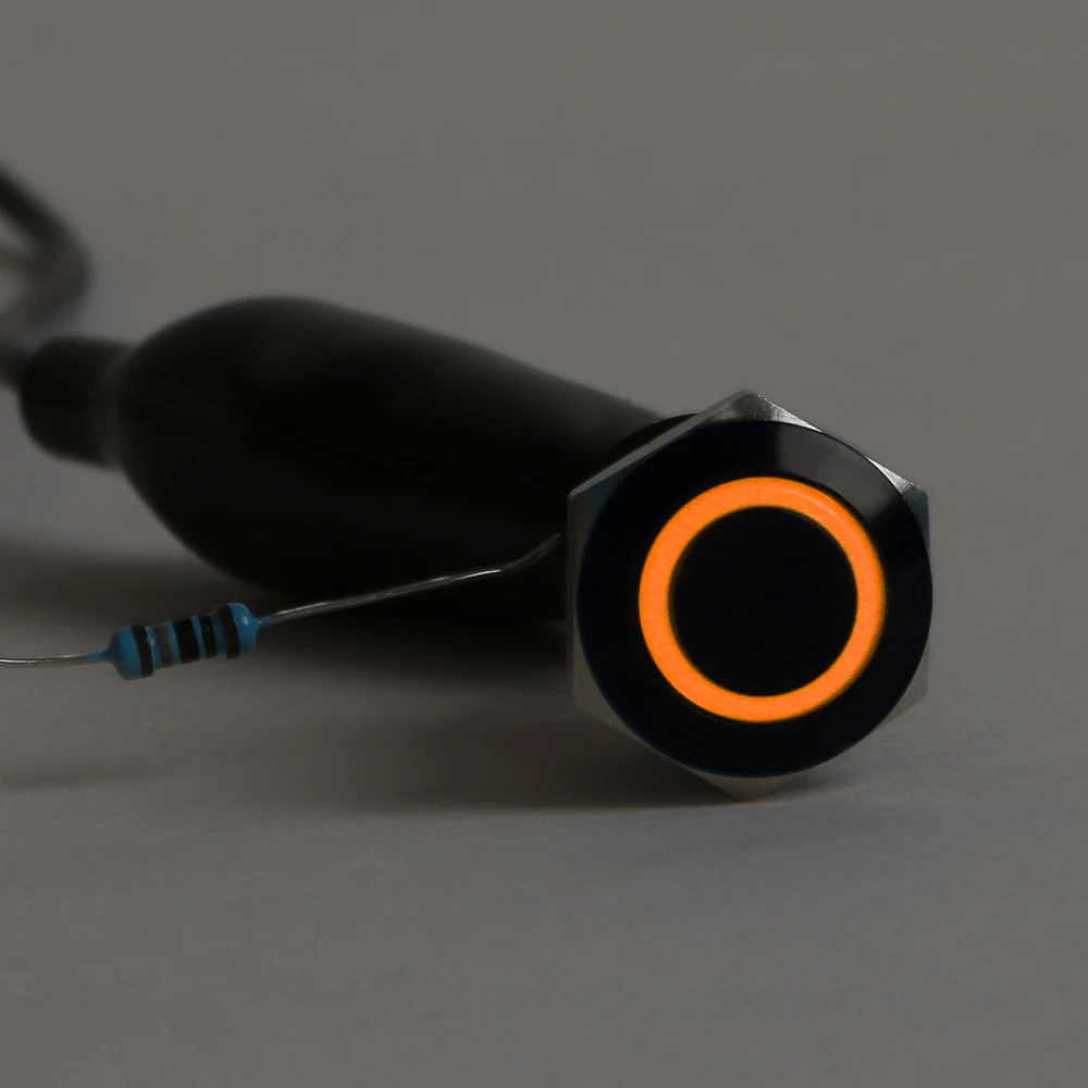 1 шт. Водонепроницаемый черный светодиодный светильник металлическая