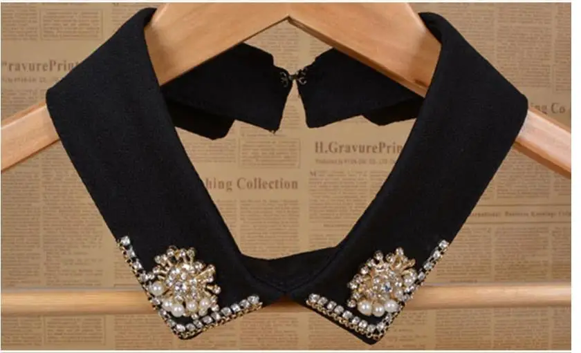 2018 рубашка искусственный воротник белый и черный галстук украшение для костюма