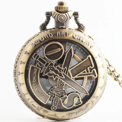 Старые карманные часы из античной бронзы с цепочкой TD2102|pocket watch|watches pocket watchespocket