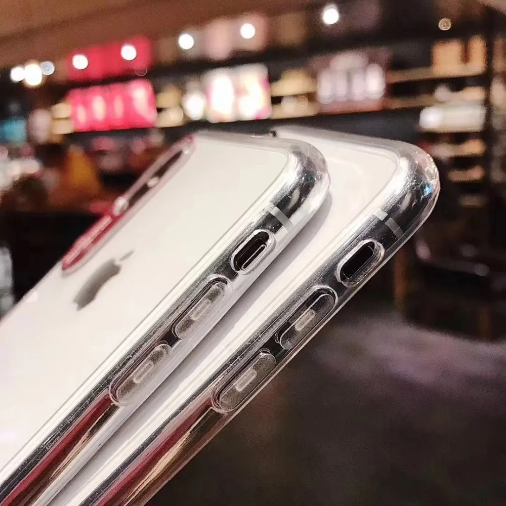 Acrylic Two-in-One Phone Case For Iphone XR XS XSMAX Metal Protection iphone 6 6s 7 7Plus 8 Plus Plastic Cover |
