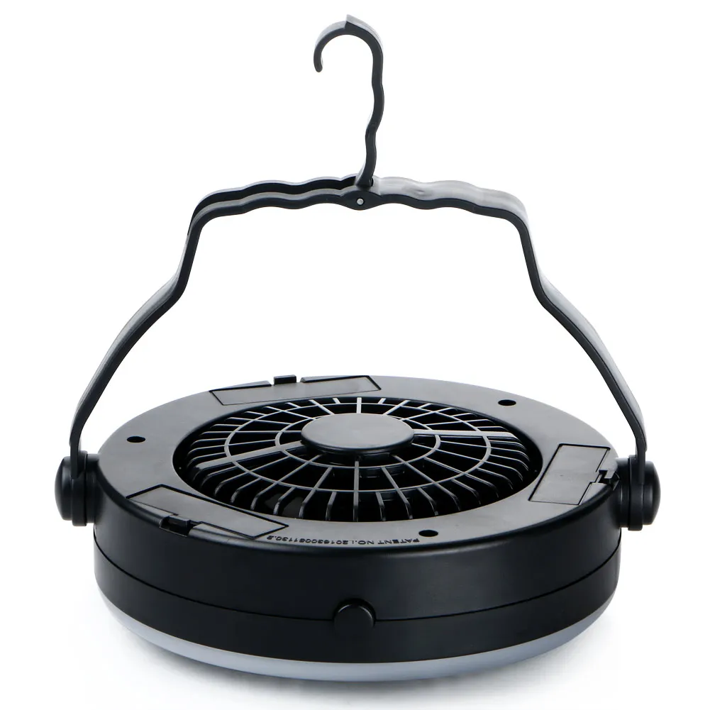 Portable Water Liquid Cooling LED Fan Light Lantern Tent Lamp with Hook 3 Mode for AA Battery Outdoor Camping Travel | Лампы и