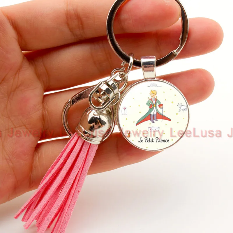 Аниме мультфильм ювелирные изделия Маленький принц брелок для ключей с