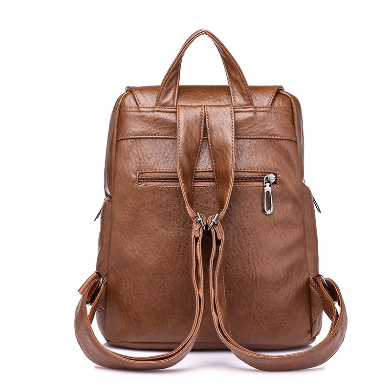 2018 женский рюкзак для отдыха из искусственной кожи Mochila Escolar винтажные сумки