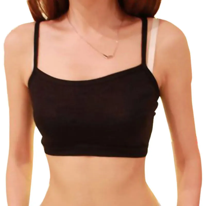 Нижнее белье женское черное белое с дышащей бабочкой|tops blusas|cropped femininosexy back |