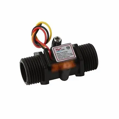 Датчик расхода воды F008 G1/2 Холла переключатель расходомер контрольный счетчик DN15