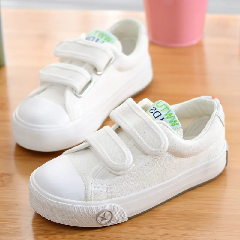 Кроссовки JUSTSL Детские однотонные повседневные холщовые модная уличная