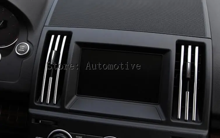 Хромированная Внутренняя крышка воздуховыпускного отверстия для Land Rover Freelander 2