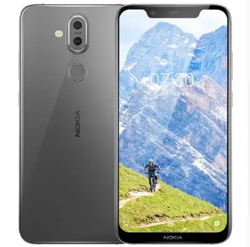 Серебристый Nokia X7, 4 Гб ОЗУ, 64 Гб ПЗУ, две sim-карты, разблокированный Android мобильный телефон, LTE 6,18 '', 3 камеры, четыре ядра, 3500 мАч, отпечаток пальца, Snapdragon 710 - Цвет: Серебристый