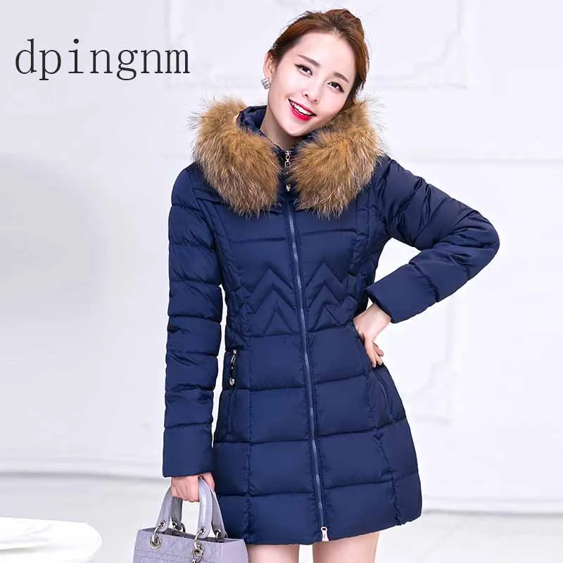 Winter Jacket Women New 2018 Coats Artificial raccoon hair collar Female Parka black Thick Cotton Padded Lining Ladies
Winter Jacket Women New 2018 Coats Artificial raccoon hair collar Female Parka black Thick Cotton Padded Lining Ladies