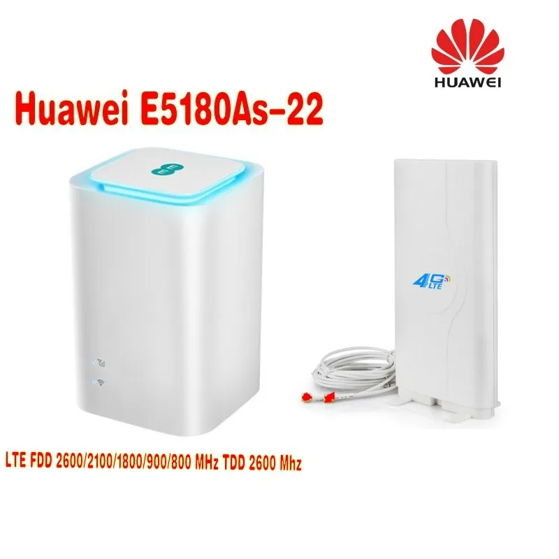 

Wi-Fi роутер Huawei Cube e5180 4G cpe, стандартная полоса 1/3/7/8/20/38 + 4g 49dbi TS9, антенна