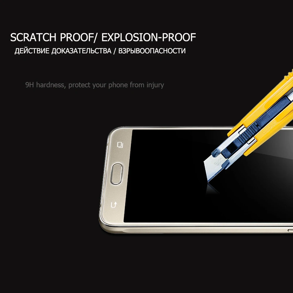 С уровнем твердости 9 H прозрачный закаленное Стекло полное покрытие для Samsung Galaxy