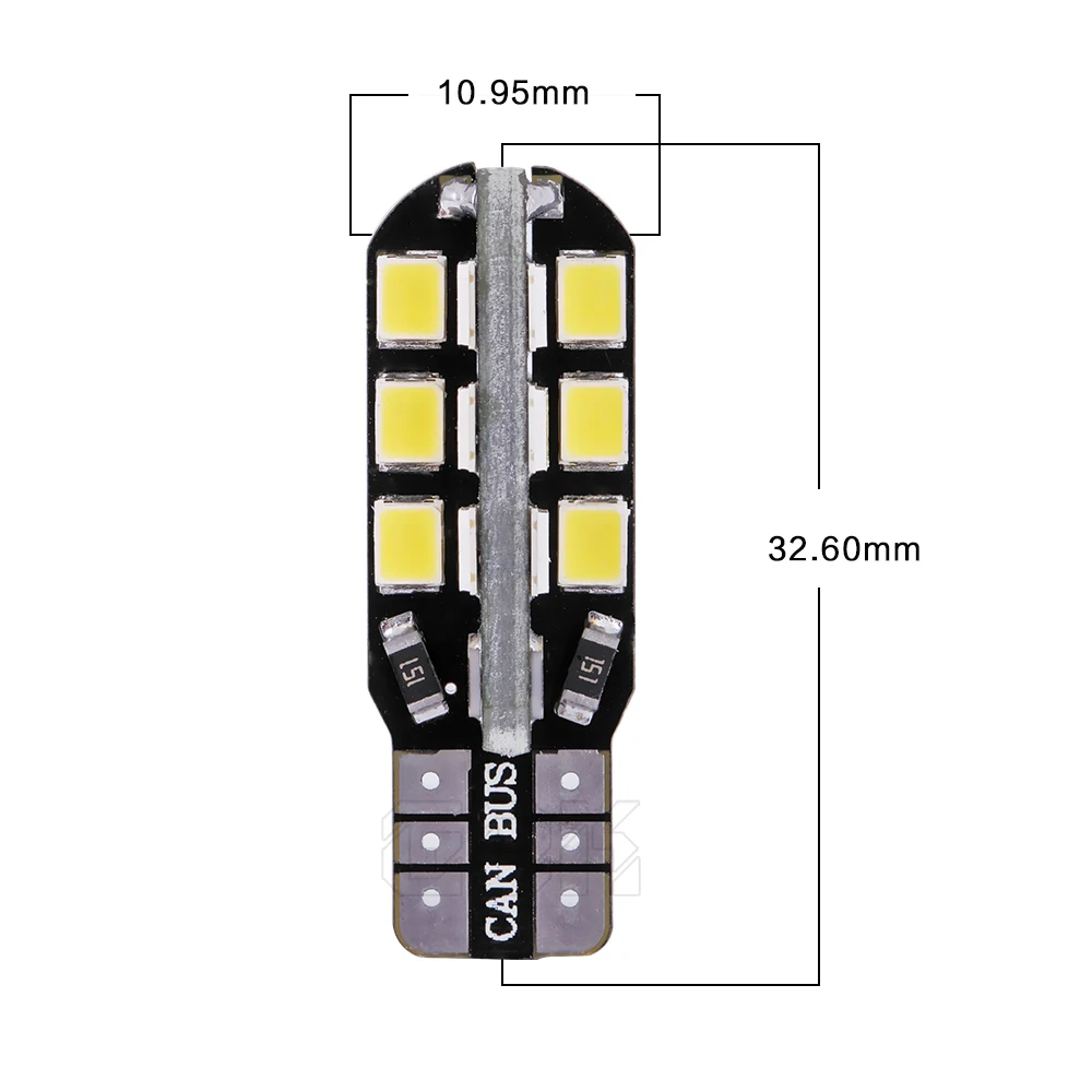 Бесплатная доставка 100 шт./лот T10 24led W5W led canbus 2835 smd LED t10 24smd автомобильный боковой