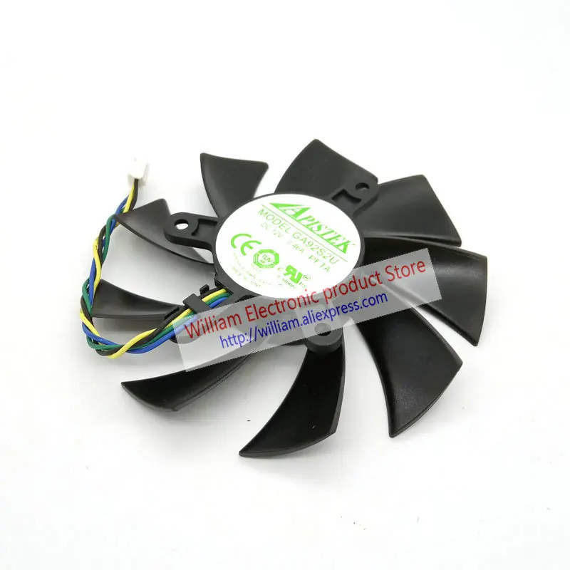 Новый оригинальный GA92S2U PFTA DC12V 0.46A для ZOTAC GTX 1070Ti 1080Ti мини вентилятор охлаждения
