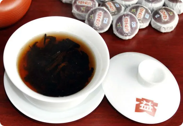 Free Shipping 50pcs Chinese Organic Puerh Tea With Nationgal Style Bags Cassia seed Bright Eyes Ripe Mini Puer |