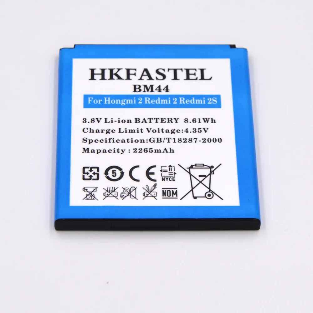 HKFASTEL Новый BM44 оригинальный аккумулятор мобильного телефона для Xiaomi Hongmi 2 Redmi S