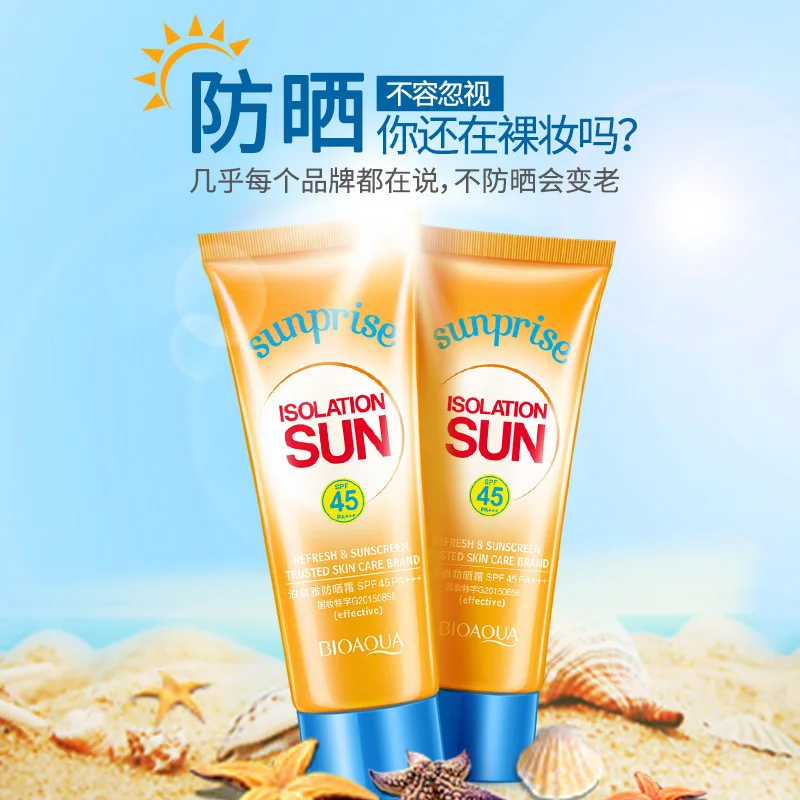 Bioaqua косметический лосьон для лица загаряющее масло SPF 40 изоляция от УФ лучей
