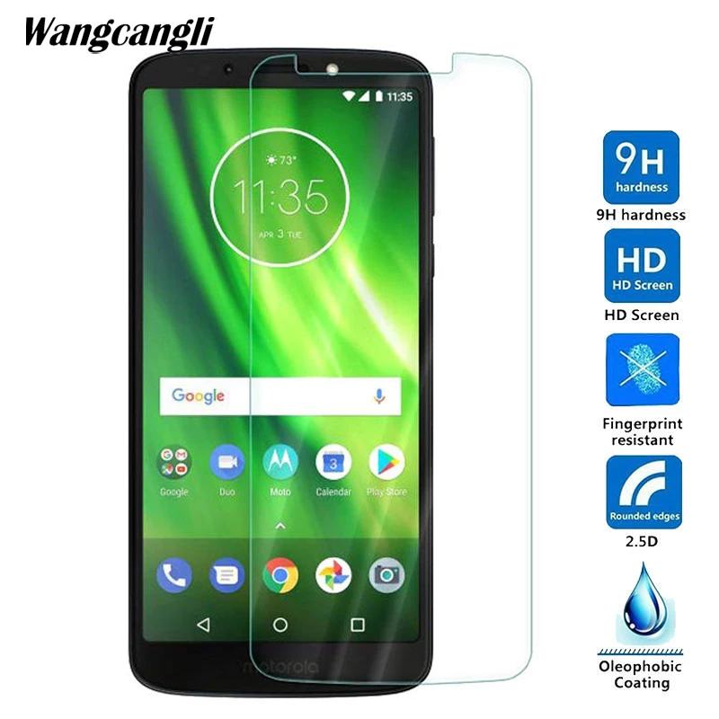 Wangcangli 2.5D закаленное стекло для Motorola G6 плюс телефона Защитная пленка ультра