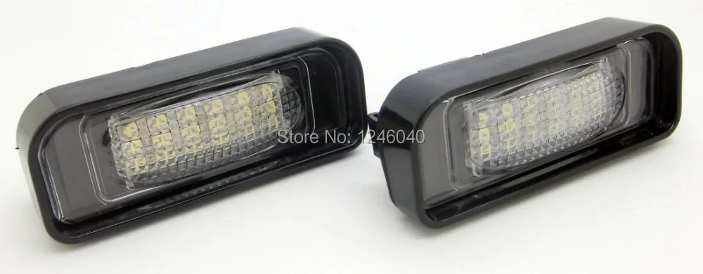 2Pcs Led License Number Plate Light For Benz W220 S-Class S280 S320 S500 S350 1999-2005 High brightness pure whtie | Автомобили и