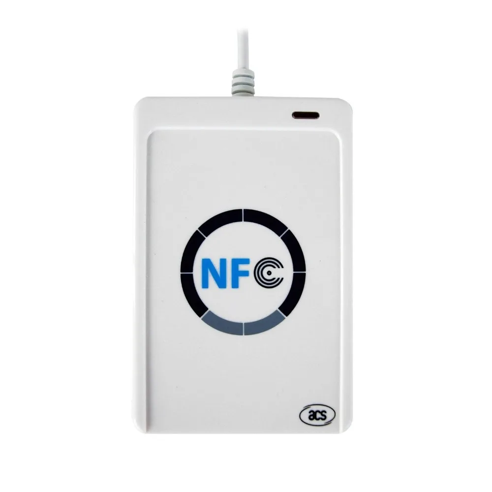 ACR122u USB NFC программист 13 56 МГц RFID считыватель писатель + SDK 5 шт. 1K F08 IC карта