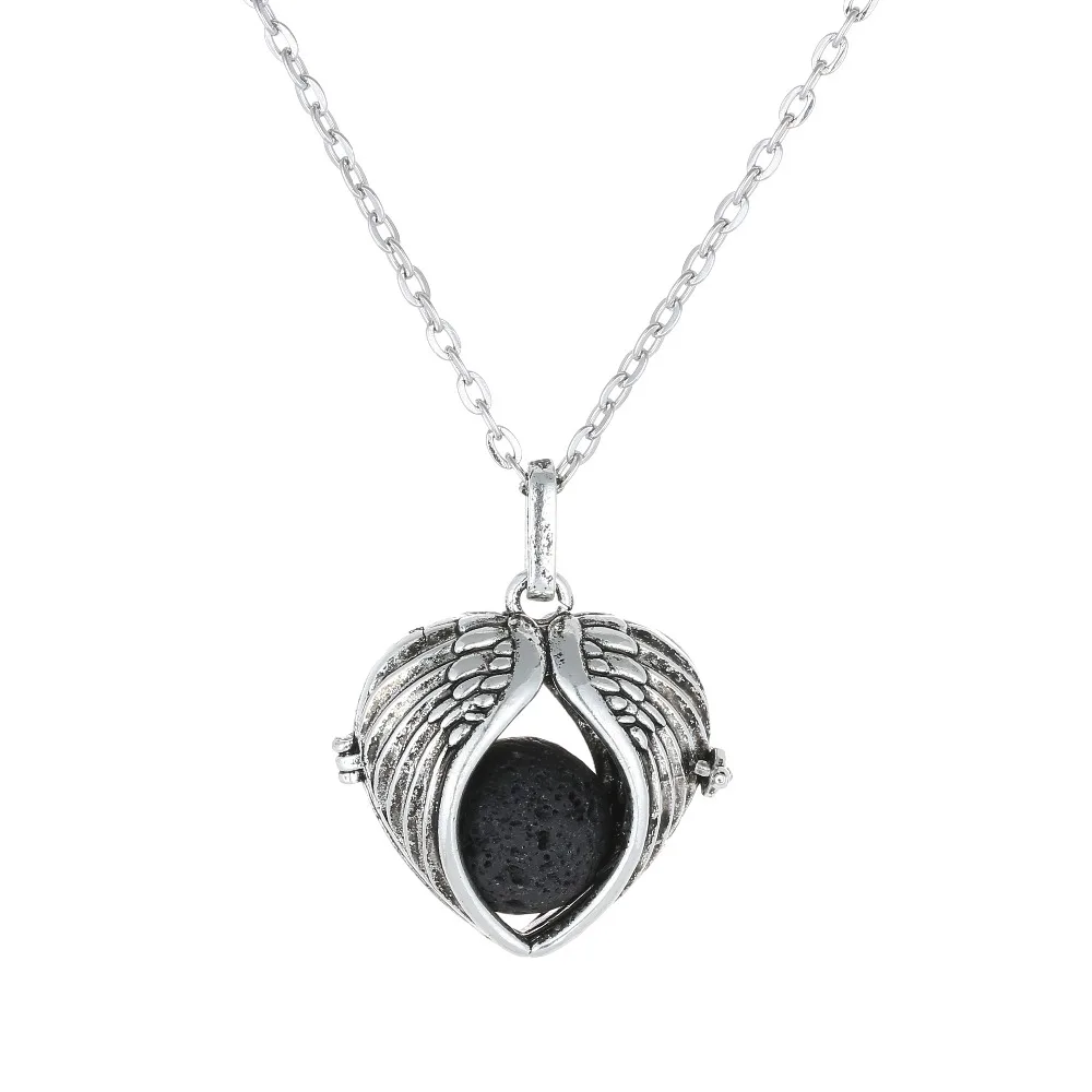 Диффузор из вулканической лавы ожерелье для женщин шарики беременных лава