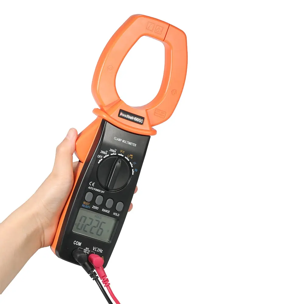 Мини токовые клещи цифровой мультиметр AC/DC Напряжение измеритель тока