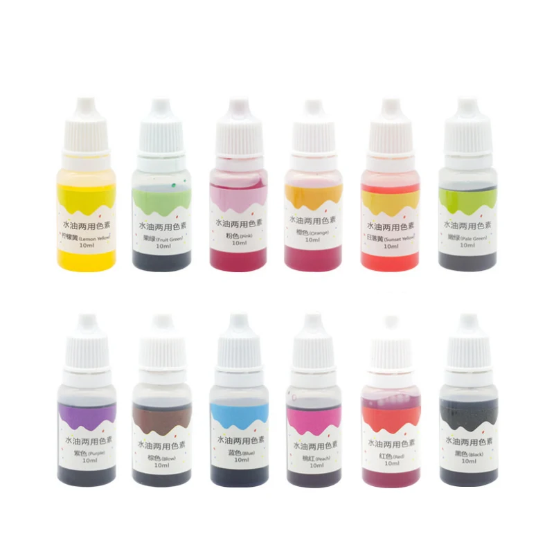 

10ml Handmade Soap Dye Pigments Base Color Liquid Pigment DIY Manual Soap Colorant Tool Kit @LS AU23
