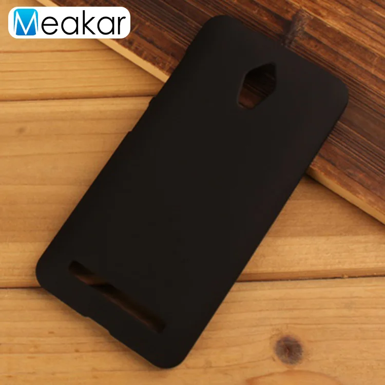 Матовая Пластик Coque 5.0For Asus Zenfone Go Zc500Tg чехол для Asus Zenfone Go Zc500Tg телефона чехол-лента на заднюю панель - Цвет: black
