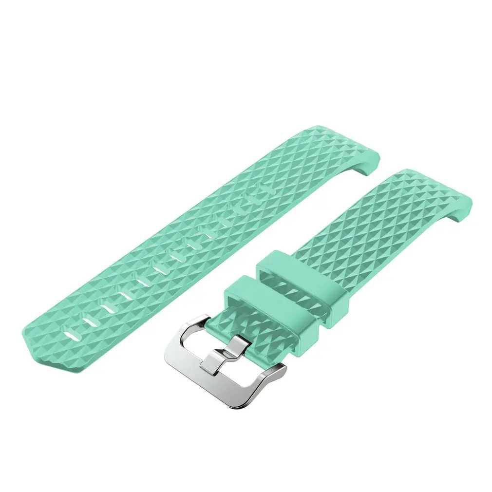 Fitbit charge2 ремешок 3D наручные часы замена алмазные ремешки мягкий силиконовый