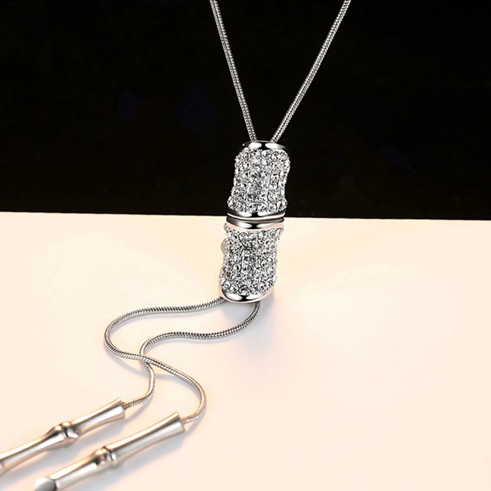 Meyfflin Collier Femme, длинное ожерелье с искусственным жемчугом, модное женское колье Снежинка с кристаллами, подвеска, ювелирная цепочка, бижутерия, подарки
