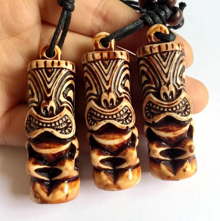 12 ожерелье Этническая резная тики мужчина Тотем люу хула серфинг девушка |