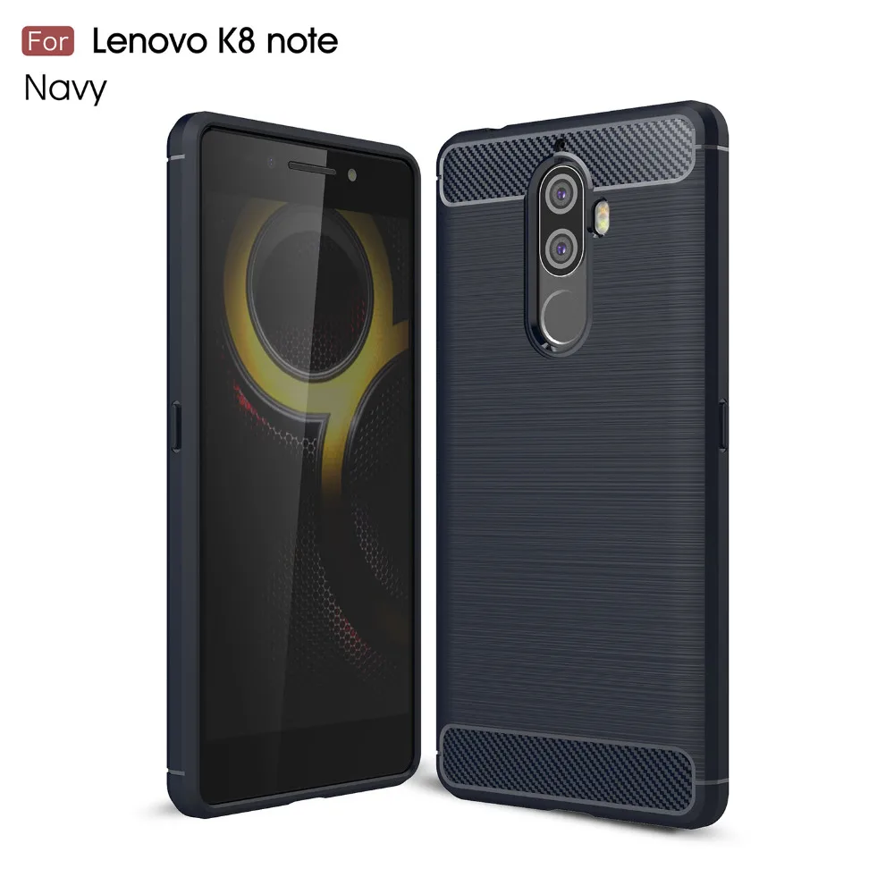 Чехлы для мобильного телефона Lenovo K8 note 30 шт./лот углеродное волокно прочная броня
