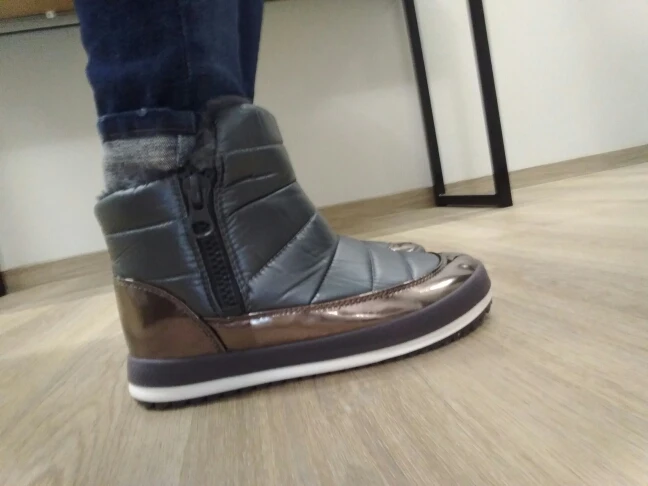 Women Winter Boots New Brand Waterproof Shoes Woman Snow Fur Plush Inside Zip Plus Size Warm . SP-027 | Обувь