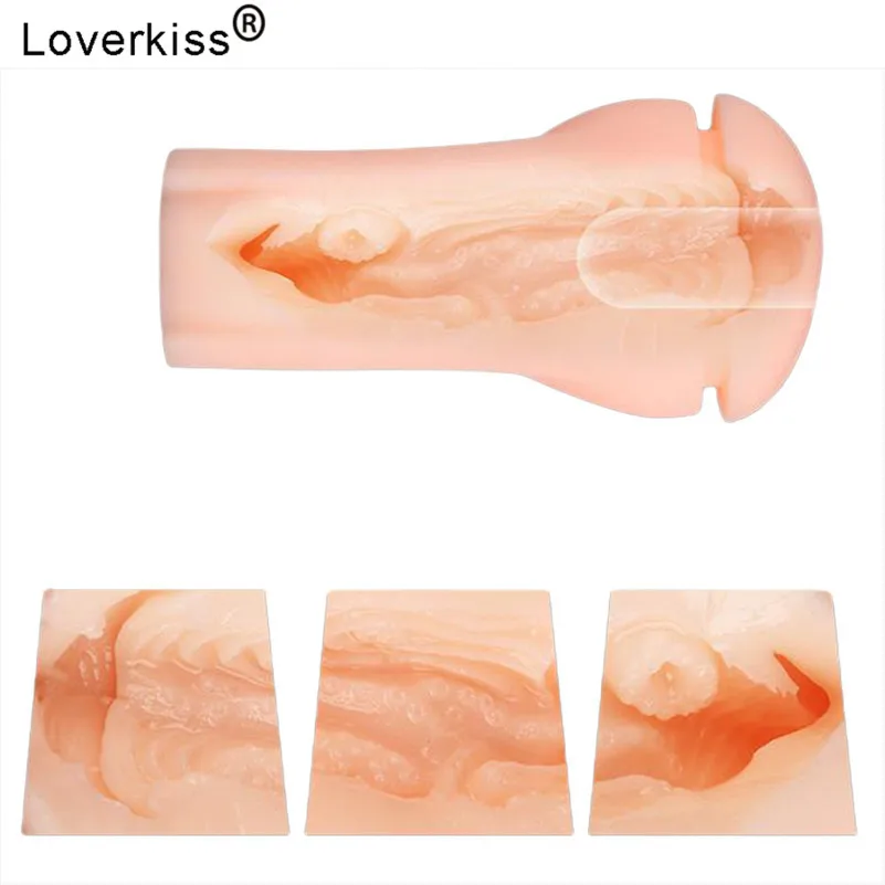 Loverkiss Мужской мастурбатор без рук Реалистичная искусственная вагина киска для