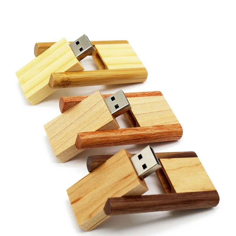 

Флеш-накопитель USB 2,0 BiNFUL, деревянный, свадебные подарки