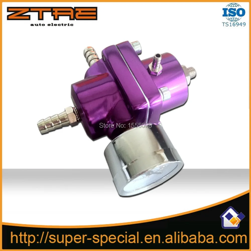 Универсальный Регулируемый регулятор давления топлива с манометром|fuel pressure