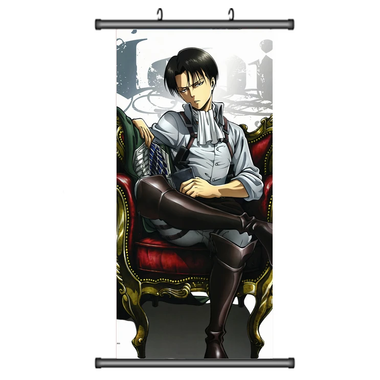 45X95 см атака на Титанов eren Levi надвигающиеся гигантские Мультяшные аниме стены