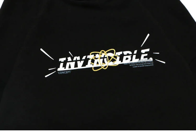 Hip Hop Hoodie Sweatshirt Gods Invincible Hand Print Men Hooded Pullover Streetwear Winter Fleece Cotton Hoodie Eye Autumn