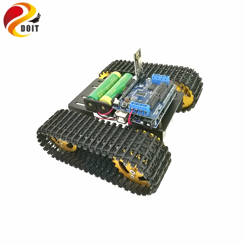 DOIT mini T101 умный робот бак с Wi Fi управлением гусеничная Автомобильная платформа