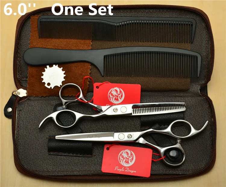 Z1006 Yin 4Pcs 6.0YY 4 шт. набор 5,5 ''/6''/6,5 ''JP Профессиональные Парикмахерские ножницы из нержавеющей стали ножницы для резки+ филировочные ножницы парикмахерские ножницы - Цвет: Z1006 Yin 4Pcs 6.0YY