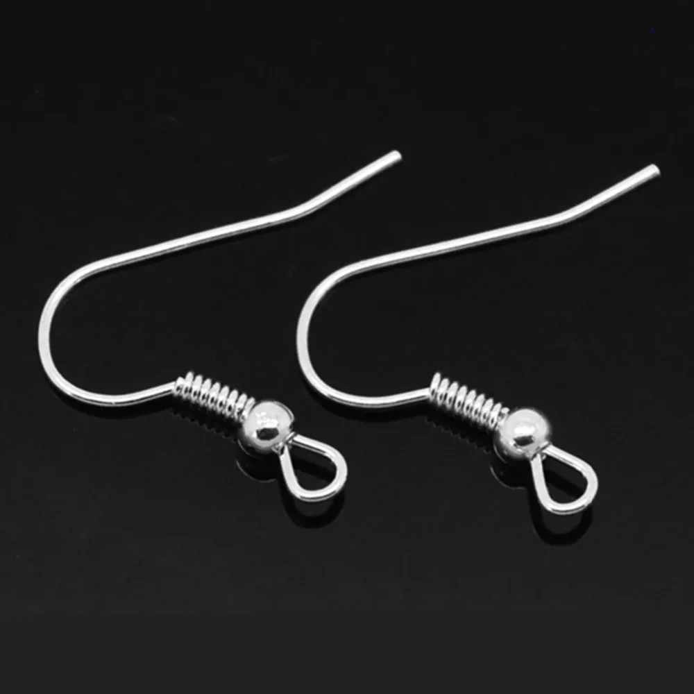 DoreenBeads компоненты для сережек из сплава крючки посеребренные 21 мм (7/8 дюйма) x 18 (6/8