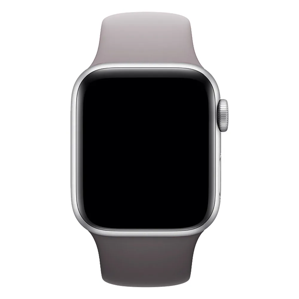 Двойной цвет спортивный мягкий ремешок для Apple Watch серии 1 2 3 4 ремешок для Apple iwatch 38 мм 40 мм 42 мм 44 мм силиконовый ремешок для часов