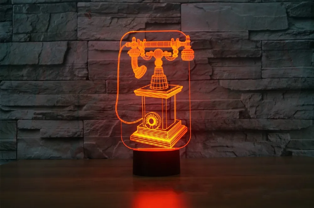 Восстанавливающий древний путь телефонный 3D ночник креативная визуальная